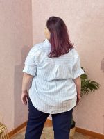 Blusa toque linho com risca - Image 3