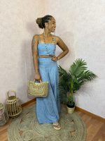 Conjunto saia e cropped top